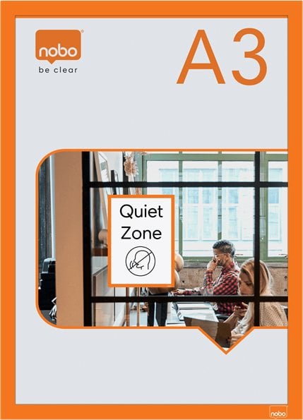 Samoprz magnetyczna ramka A3 2pcsOrange