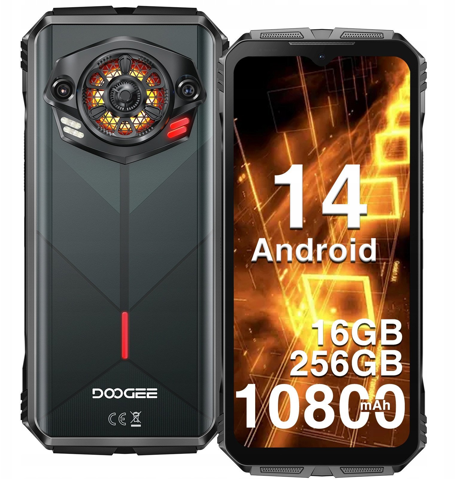 Doogee S Punk Phantom Juodas