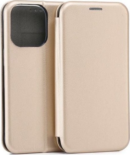 Beline Beline Etui Book Magnetic iPhone 16 Pro 6.3" złoty/gold