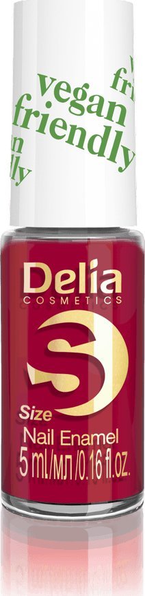 Delia Delia Cosmetics Vegan Friendly Emalia do paznokci Size S nr 213 Red Velvet 5ml