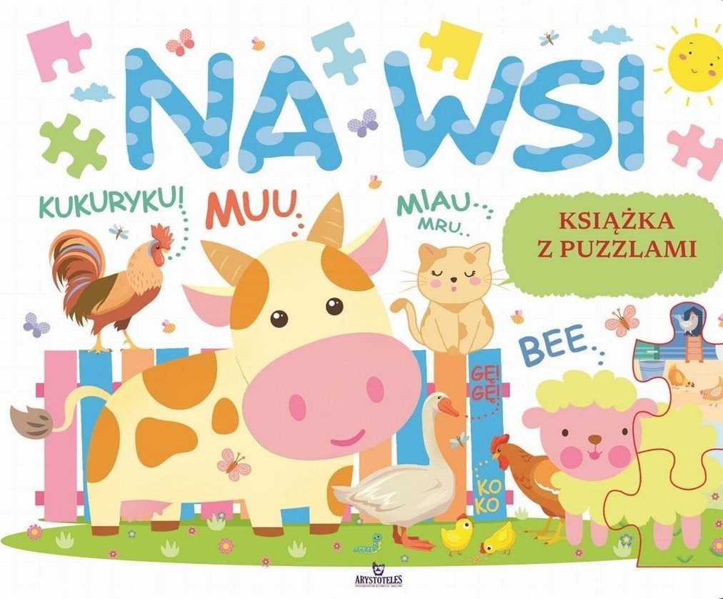 Teka Ksi±żka edukacyjna z puzzlami. Na wsi