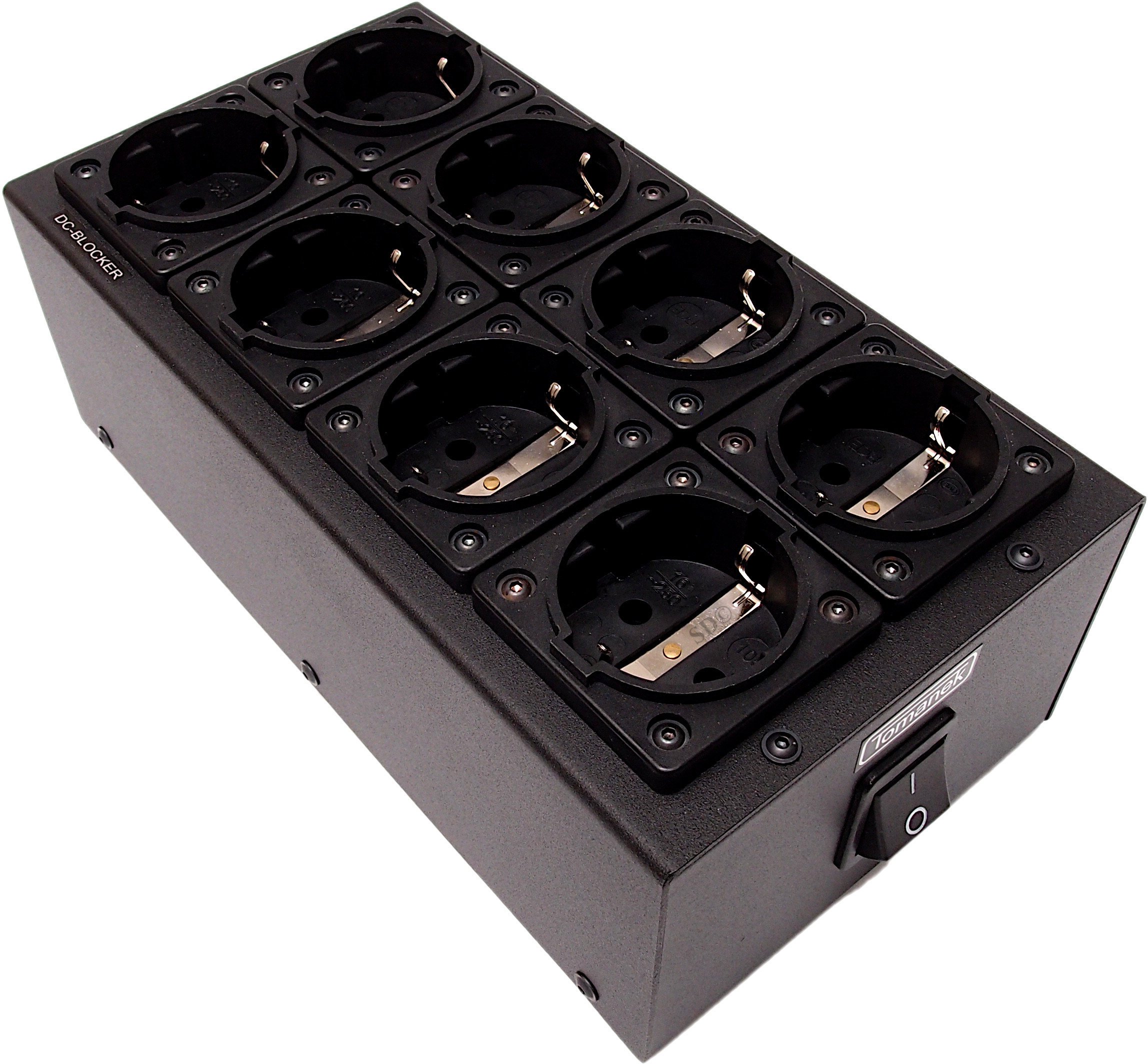 Tomanek TAP8ON+ Listwa zasilająca z filtrami sieci oraz dc blockerem i włącznikiem