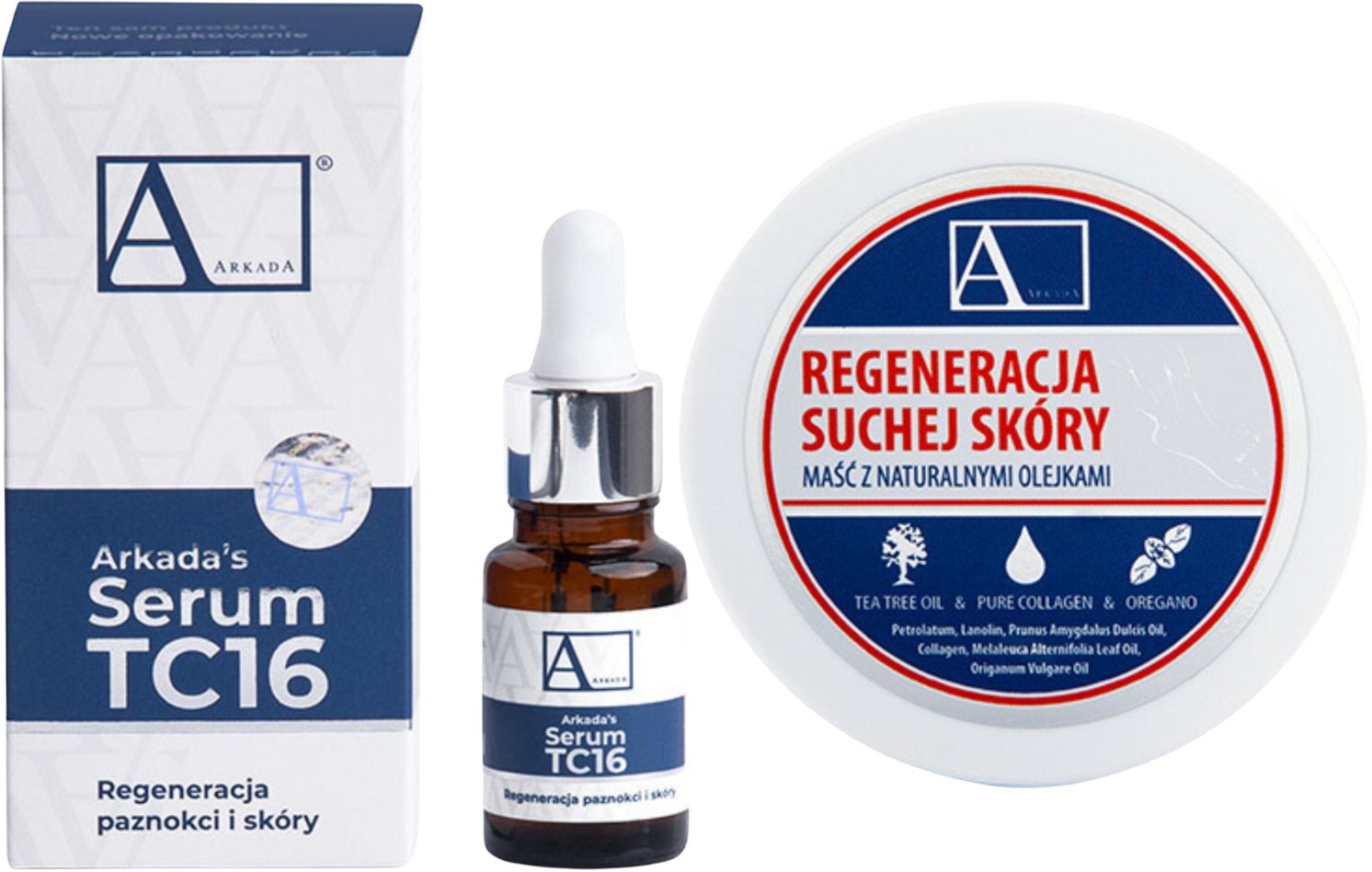 Arkada Serum Kolagenowe TC16 + Maść Na Popękaną Skórę