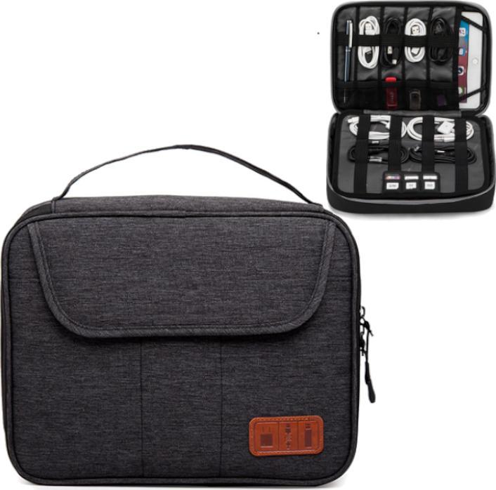 Wobell Torba pokrowiec Futerał Organizer Ładowarek Przewodów Podróżny Etu na kable i ładowarki