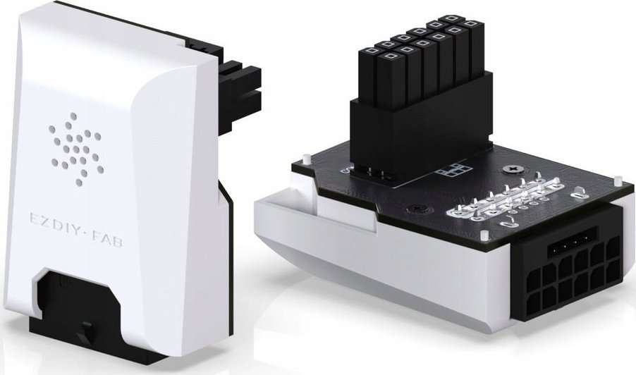 Adapter Wtyczka 12VPWR kątowa złącze 12+4 PIN 90 stopni EZDIY-FAB RVS
