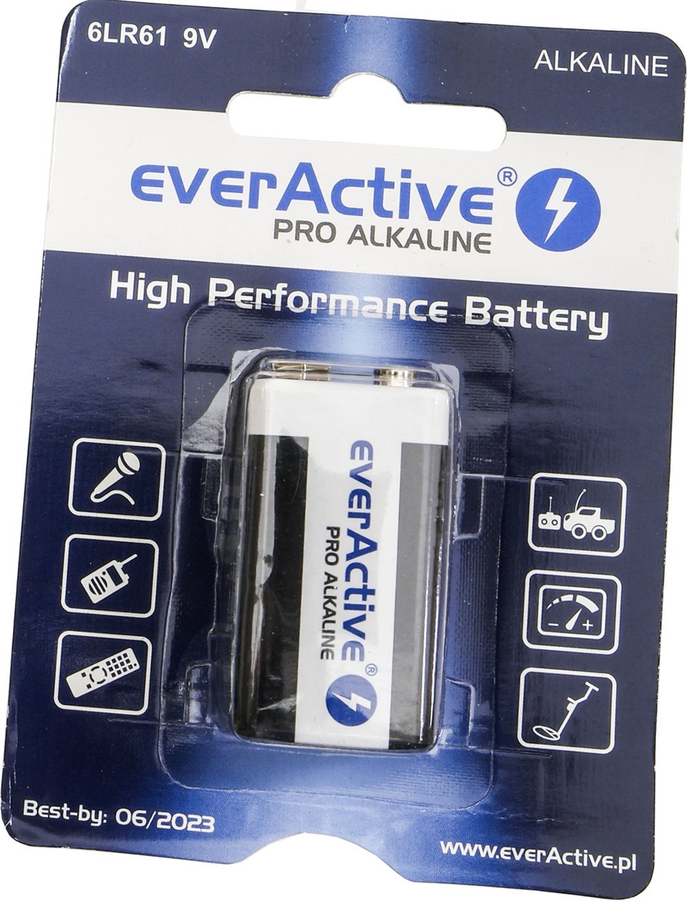 EverActive Bateria 9V 6LR61 everActive Pro ALKALINE