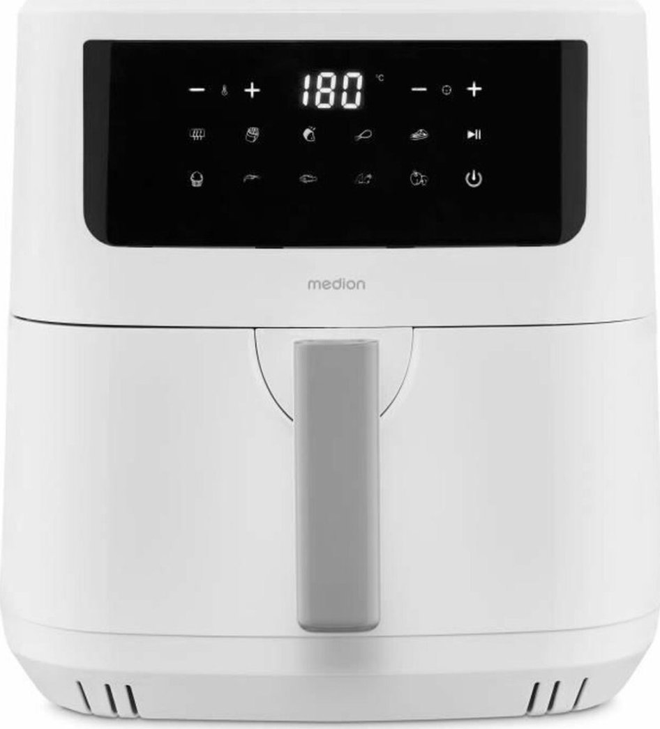 Frytkownica beztłuszczowa Medion Frytkownica na gorące powietrze Medion LIFE P10 XL Biały 2150 W 6,8 L