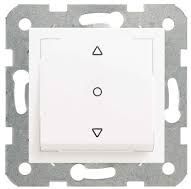 Viko KARRE Łącznik żaluzjowy 1-przyciskowy biały (90967072)