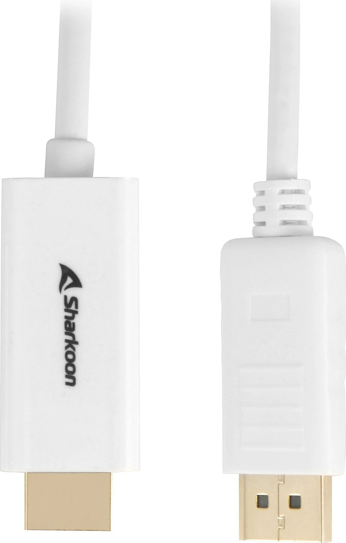 Adapter AV Sharkoon Sharkoon Displayport 1.2 to HDMI 4K White 2m ACTIVE 4Kx2K 60hz cable adapter