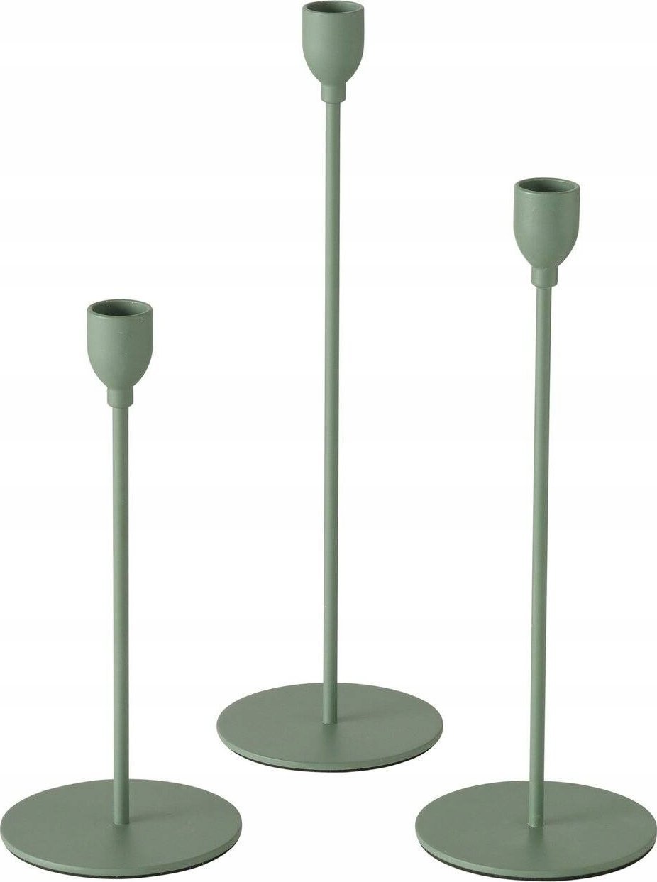 Boltze Metalowe świeczniki na świece obiadowe, MALTE