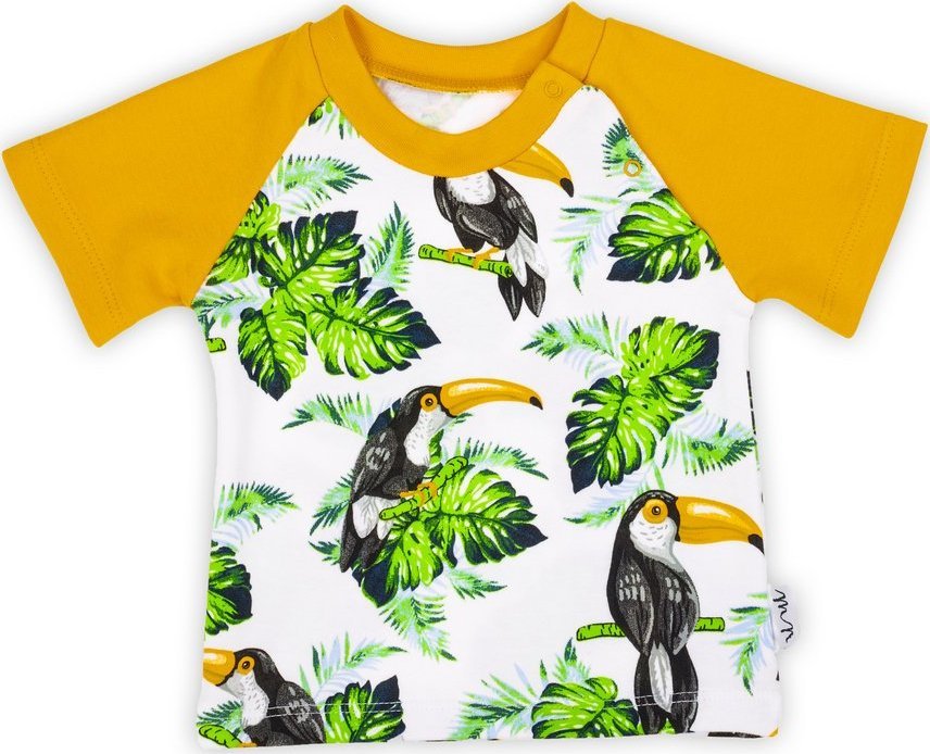 NICOL Bluzka krótki rękaw T-shirty chłopięca Nicol Tukan 68