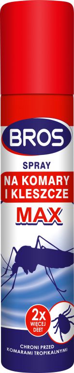Bros Spray na komary i kleszcze MAX 90ml