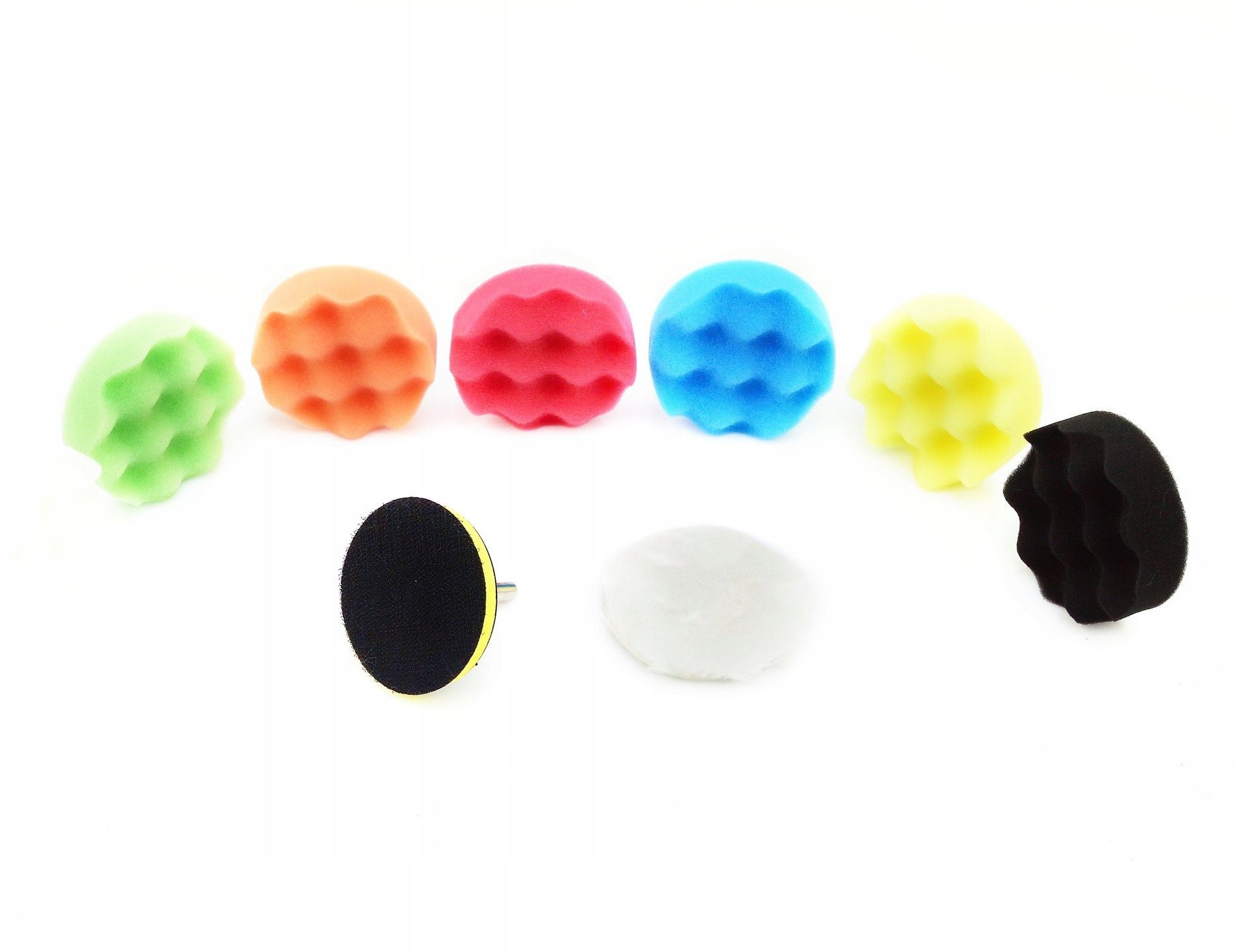 Zestaw polerski 80mm 9 szt. (40)