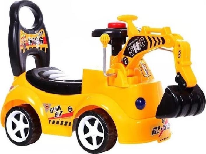 LUXMA Jeździk Koparka Pomarańczowy (5166Ż)