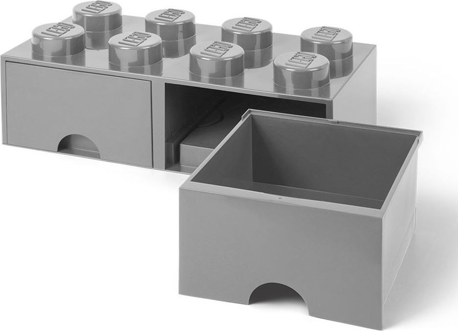 LEGO Room Copenhagen Brick Drawer 8 pojemnik szary (RC40061740)