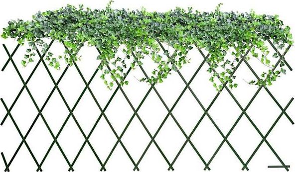ProGarden Kratka ogrodowa do roślin pnączy zielona rozkładana 180x90 cm