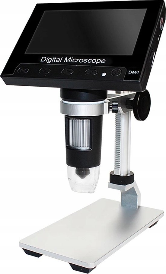Mikroskop Rosfix MIKROSKOP CYFROWY WYŚWIETLACZ DO LUTOWANIA JUBILERSTWA 1000X BAZA METALOWA