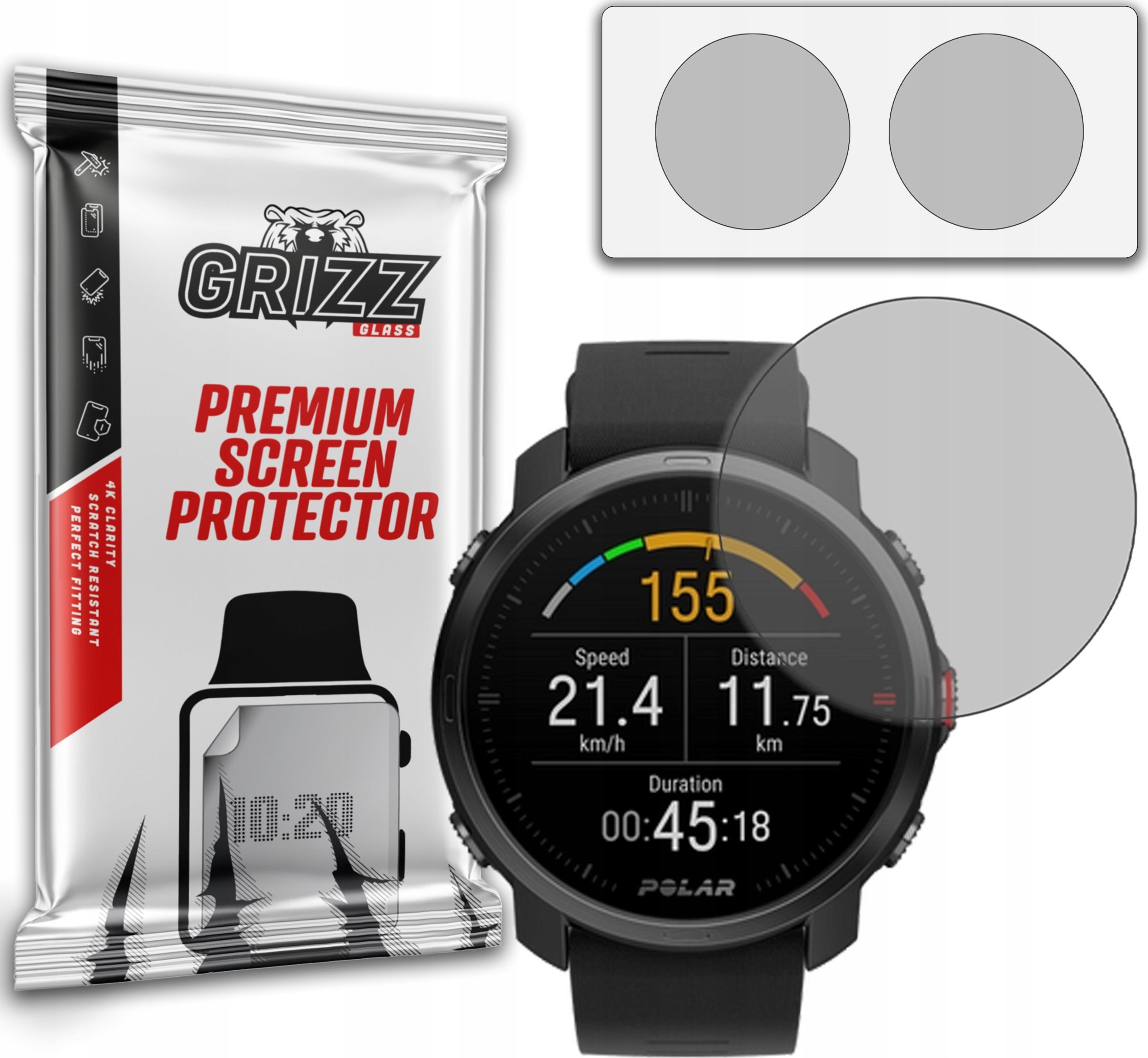 GrizzGlass Folia matowa Grizz Polar Grit X Pro