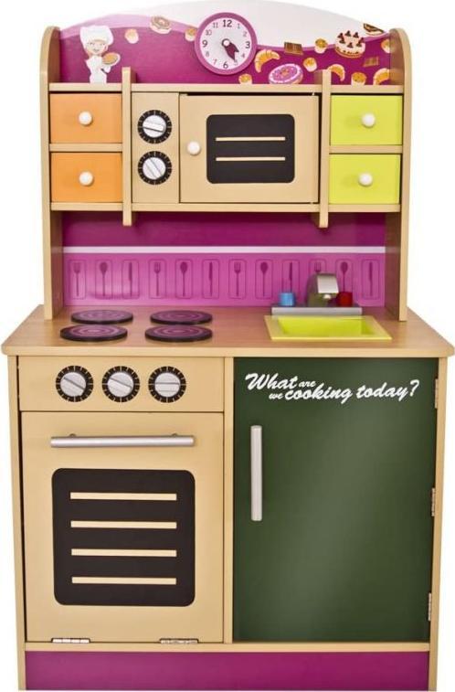 Infantastic Kuchnia dziecięca, drewniana, 61 x 100 x 33 cm