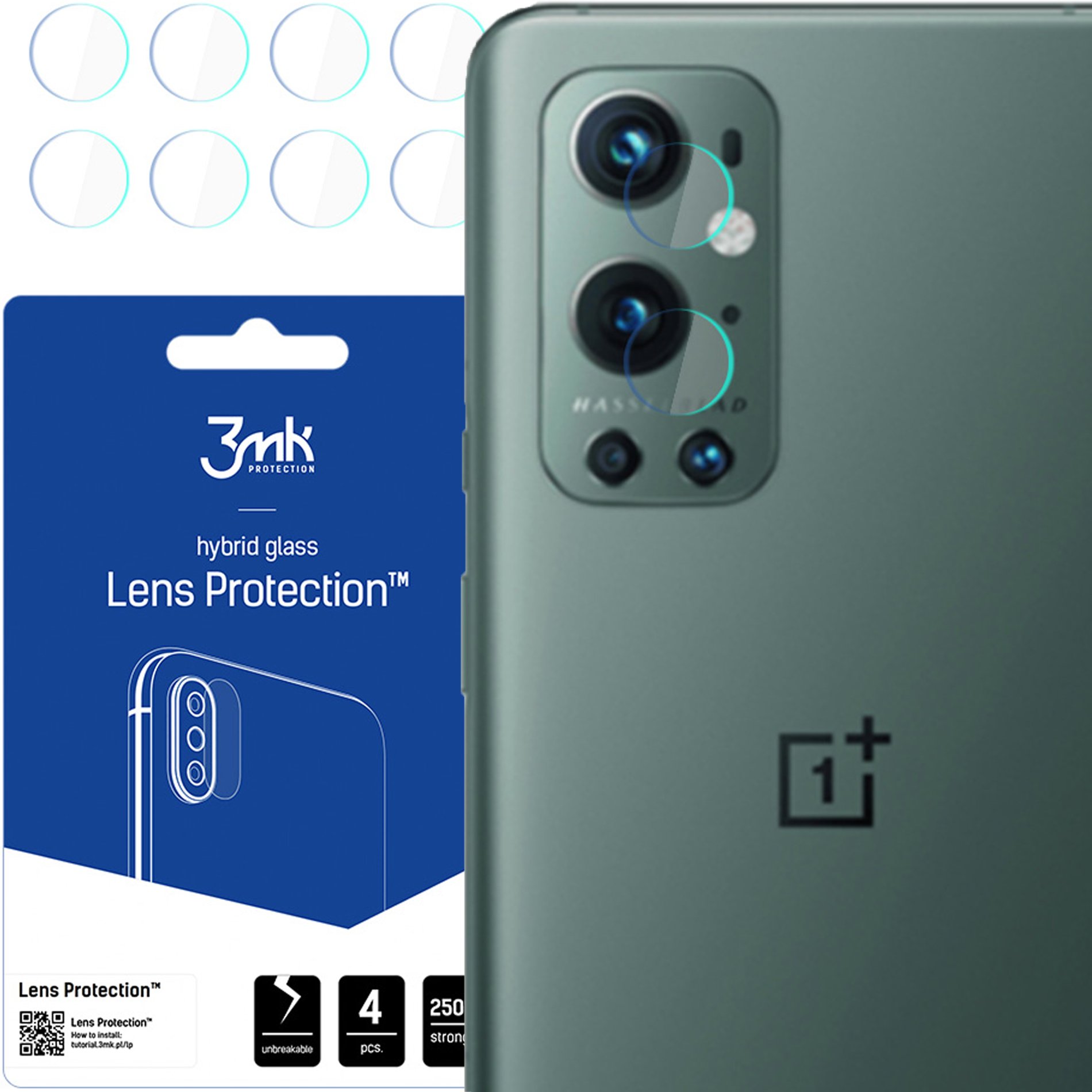ONEPLUS 9R 5G - 3MK LENS PROTECTION