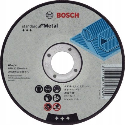 Bosch Bosch cutting disc Standard for Metal 115 x 1.6 mm (A 60 T BF)