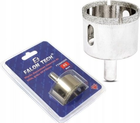 Falon-Tech OTWORNICA DIAMENTOWA WIERTŁO DO GRESU GLAZURY 45mm