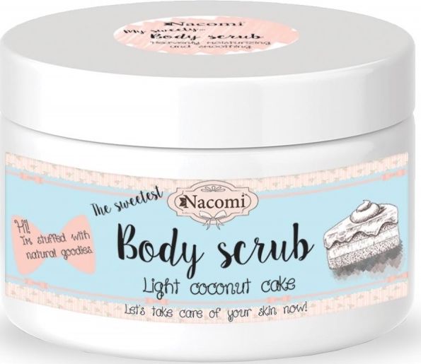 Nacomi NACOMI_Body Scrub peeling do ciała Lekki Kokosowy Tort 200g