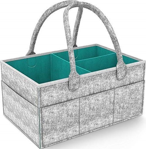 Korbi ORGANIZER NA PIELUSZKI TORBA DLA MAMY DZIECKA FILC