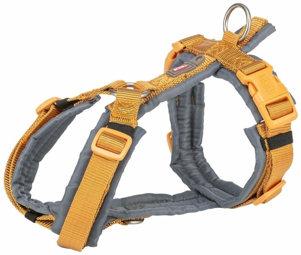 Szelki dla psa Trixie Premium Trekking Grafit Curry M/L