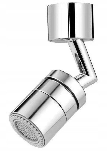 KOŃCÓWKA DO KRANU Obrotowa Stal NIERDZEWNA 180 st