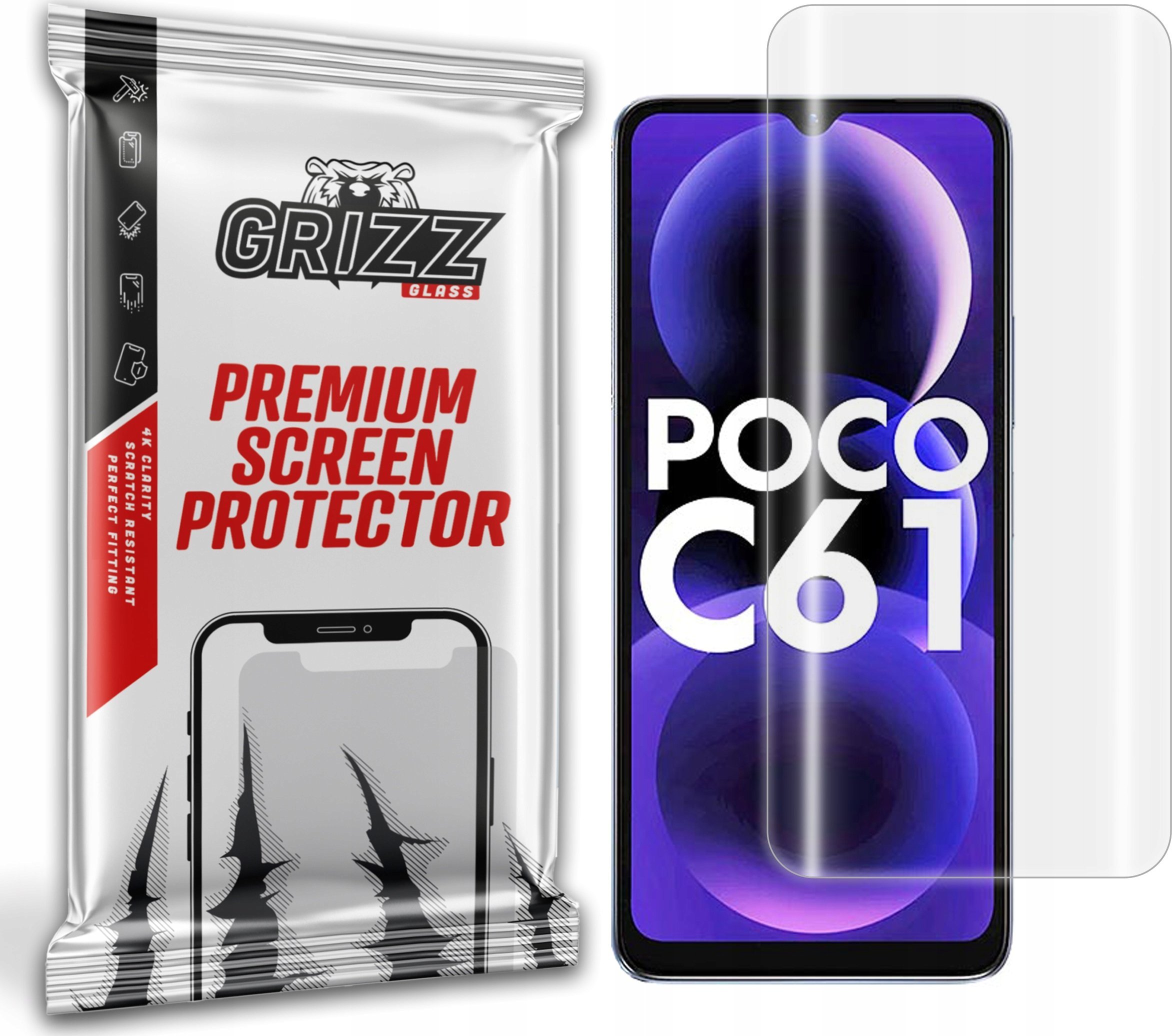GrizzGlass Folia hydrożelowa Hydrofilm do Xiaomi POCO C61