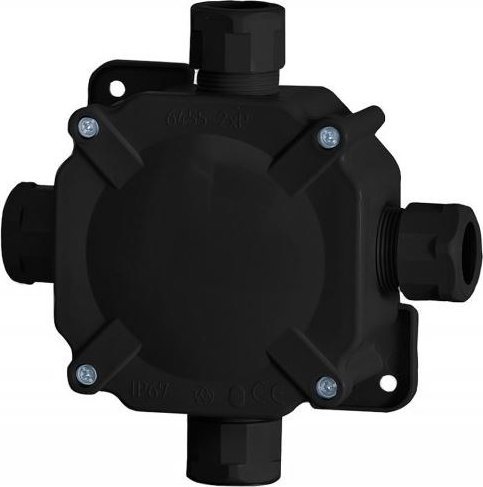 F-Elektro Puszka hermetyczna 27P, 144x67x132 IP67 czarna