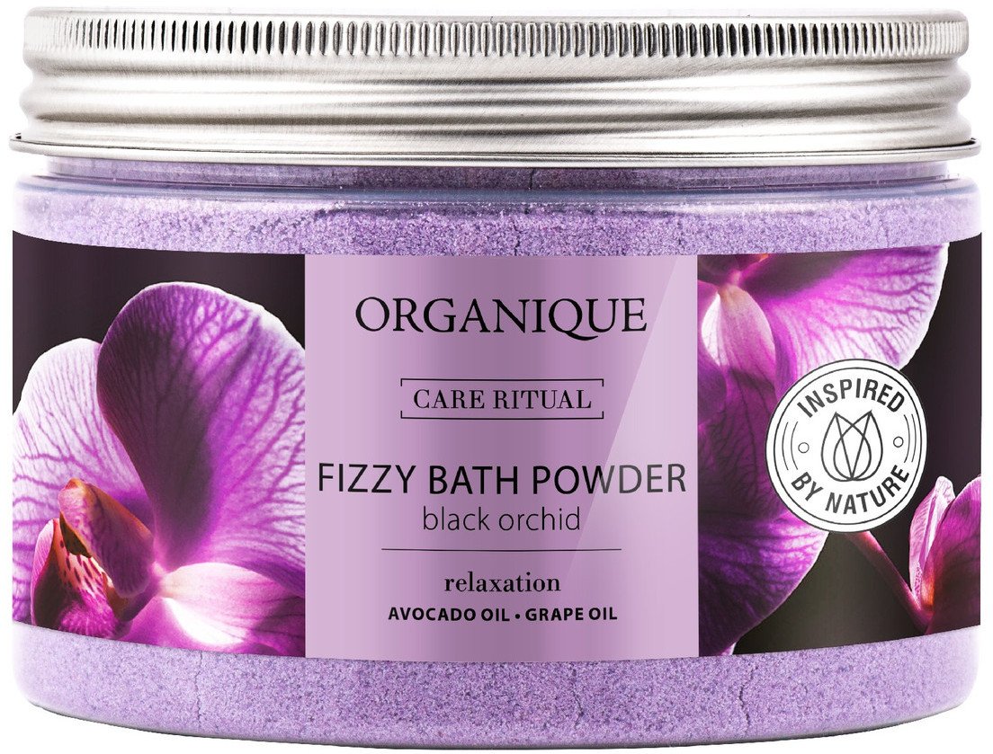 Organique Black Orchid Musujący Puder do kąpieli 450g