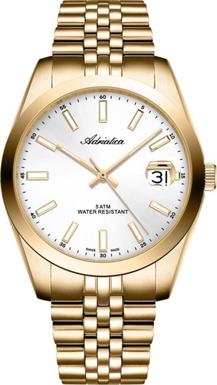 Zegarek Adriatica Zegarek męski Adriatica A1299.1113Q złoty