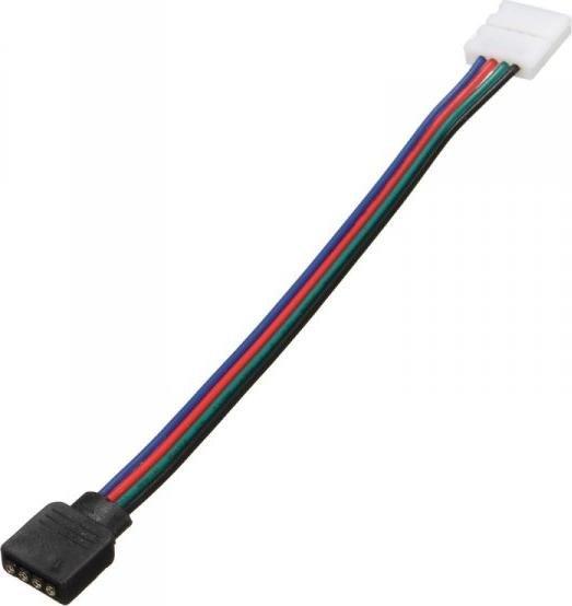 V-TAC Konektor Złączka Taśm LED V-TAC przewód Taśma RGB Złoty Pin