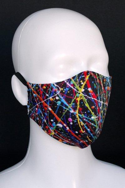 AUUU Maska na spacer z Psem - POFARBIONA