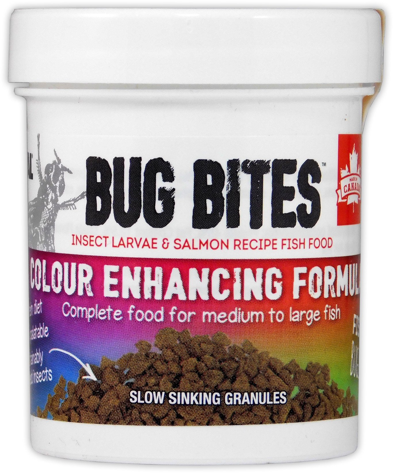 Bug Bites Color Enhancing Granules, pokarm wybarwiaj�cy, M/L, granulat, 45g
