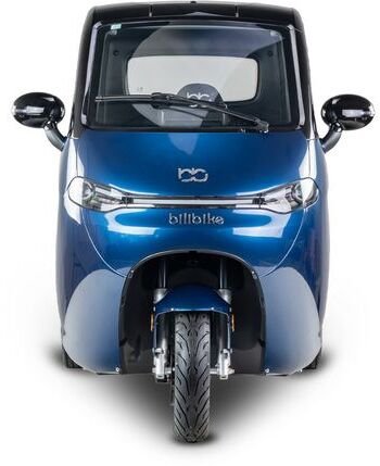 Bili Bike Czterokołowiec lekki, skuter elektryczny zabudowany z dachem MICRO CAR BILI BIKE ECOMO 4 niebieski