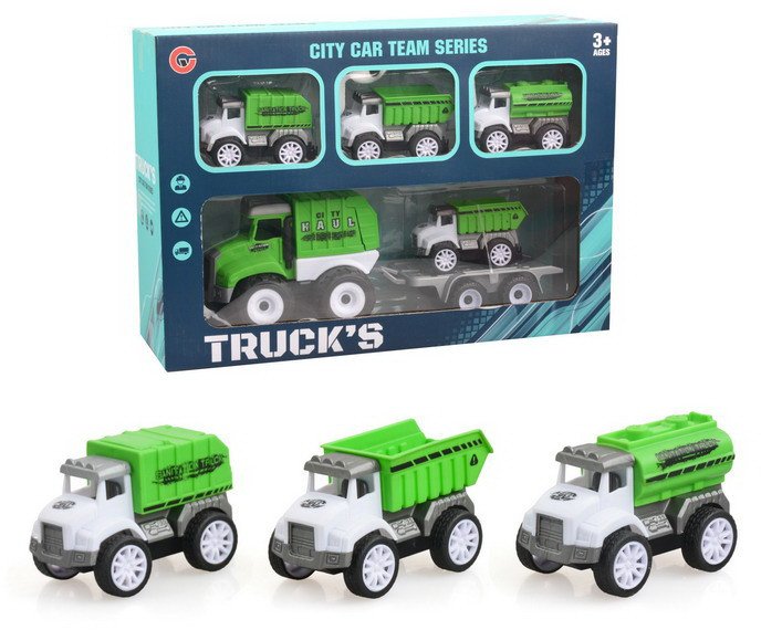 Zestaw pojazdów miejskich 4 pojazdy