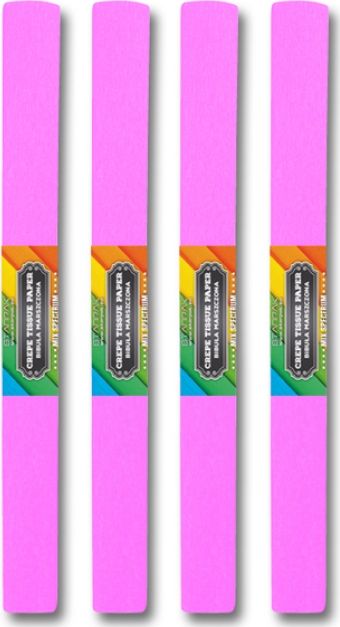 Starpak Bibuła marszczona 50x200cm różowa jasna 10szt.