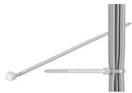 Opaska kablowa, nylon odporny na warunki atmosferyczne, przezroczysta