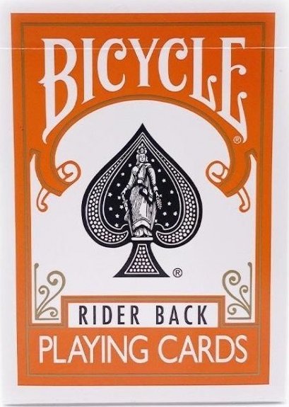 Bicycle Bicycle Standard Rider Back Orange 1 talia