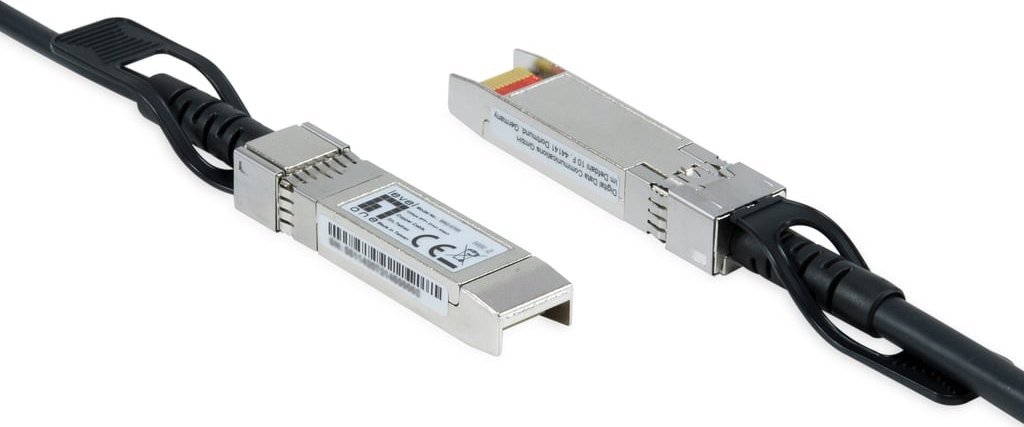 Kabel LevelOne LevelOne DAC-0102 kabel optyczny 2 m SFP+ Czarny