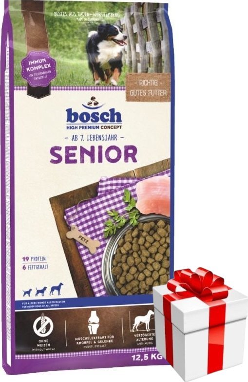 Bosch Bosch Senior (nowa receptura) 12,5kg + Niespodzianka dla psa GRATIS