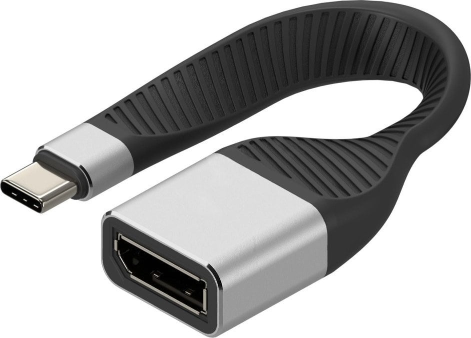 Adapter AV Techly Techly Typ C auf Displayport/F flex Adapter