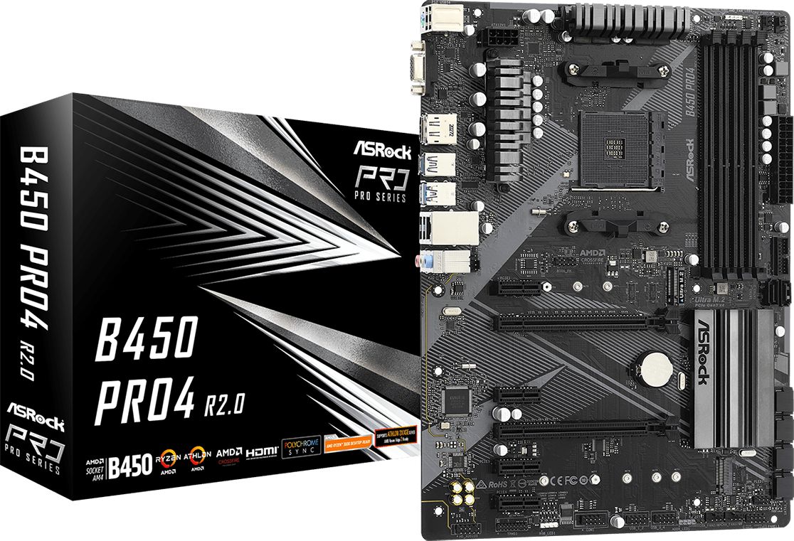 Płyta główna ASRock B450 PRO4 R2.0