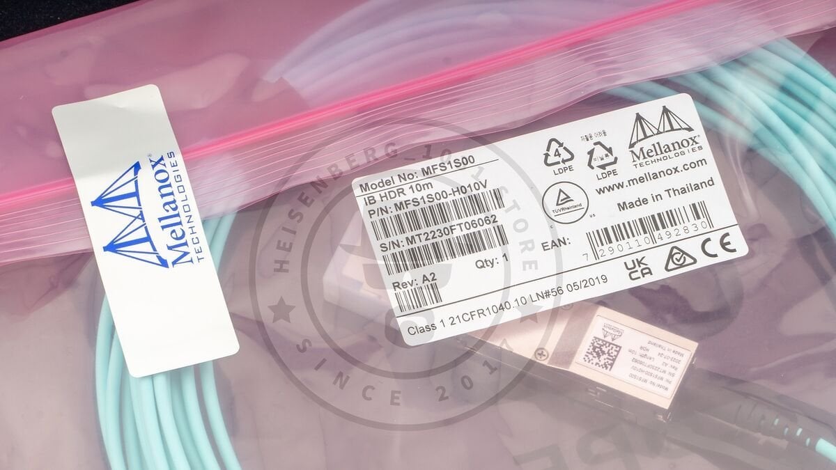 NVIDIA Opt Cable 200Gb/s VPI IB HDR+200GbE 10m