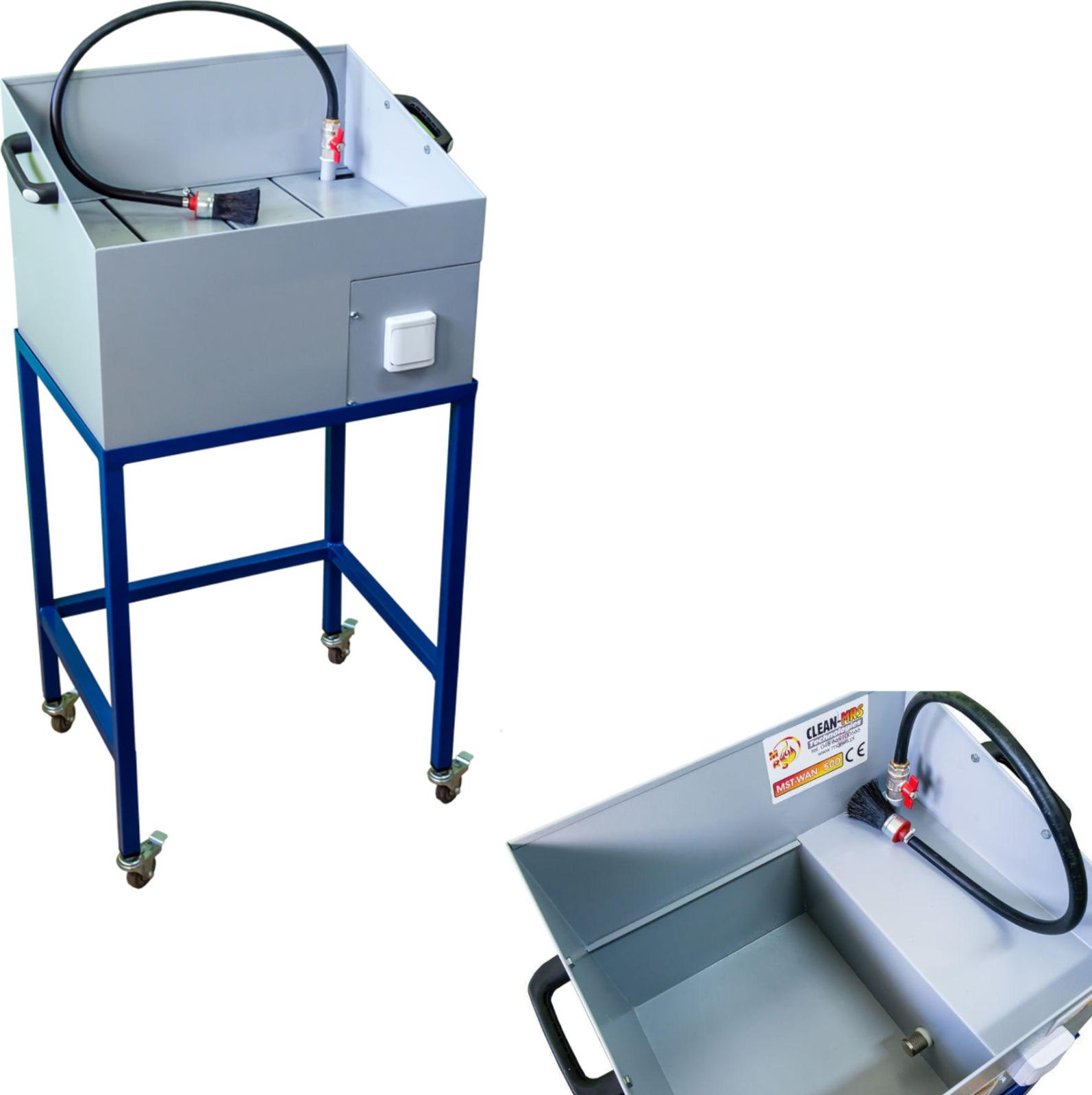 Marwis Myjka warsztatowa z obiegiem zamkniętym MST WAN 500 mobilna Myjka warsztatowa ekologiczna MST WAN 500 mobilna