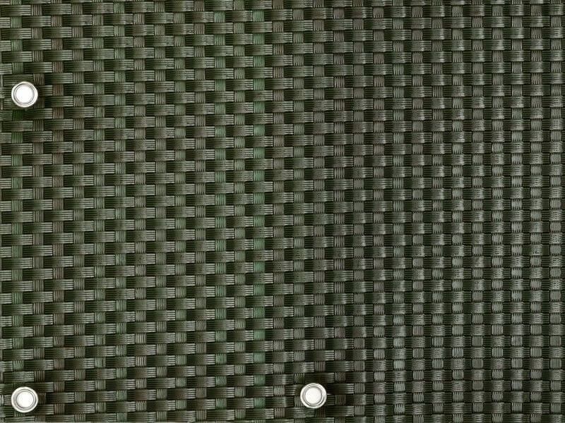 TechnoRattan Osłona Balkonowa oczkowana z TECHNORATTANU na WYMIAR (0,05m2) - Zielona RD12