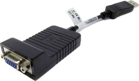 Adapter AV HP DisplayPort - D-Sub (VGA) czarny (753745-001)